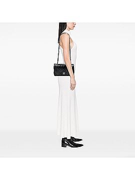 Chanel Medium Classic Chevron Patent Double Flap (view 2)