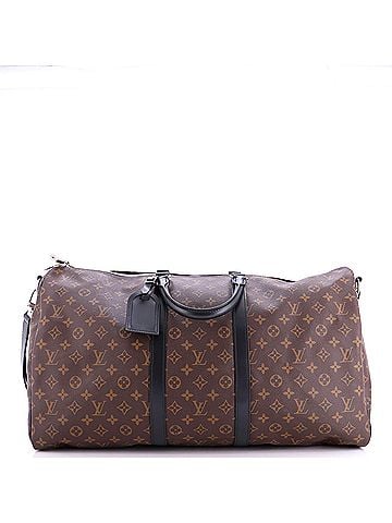 Louis Vuitton Keepall Bandouliere Bag Macassar Monogram Canvas 55 (view 1)