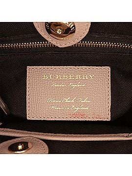 Burberry Small Leather and House Check Banner Satchel (view 2)