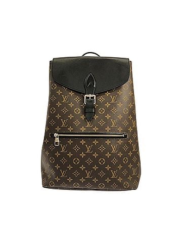 Louis Vuitton Louis Vuitton Monogram Macassar Parc M40637 Backpack (view 1)