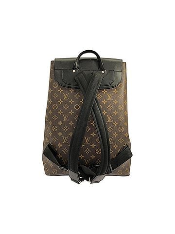 Louis Vuitton Louis Vuitton Monogram Macassar Parc M40637 Backpack (view 2)