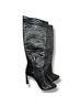 Vince Camuto 100% Leather Animal Print Black Boots Size 7 - photo 9