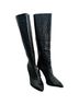 Vince Camuto 100% Leather Animal Print Black Boots Size 7 - photo 1