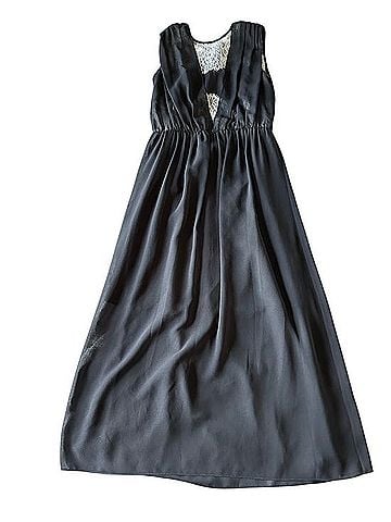 Sandro Rules Lace Paneled Dress Casual Dress (view 1)