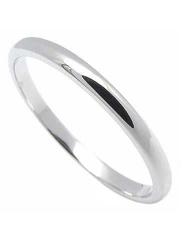 Cartier CARTIER Cartier 1895 Wedding Ring, 2mm, Size #58, Platinum 950, Men's, B4078000 295673 (view 1)