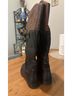 Target 100% Synthetic Black Brown Boots Size 8 - photo 4