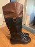 Target 100% Synthetic Black Brown Boots Size 8 - photo 3
