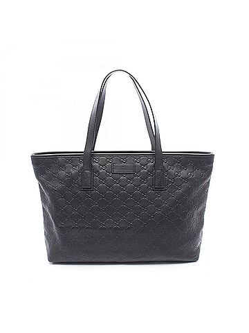 Gucci Gucci Guccissima Tote Bag Handbag Leather Women's Black 211137 (view 1)