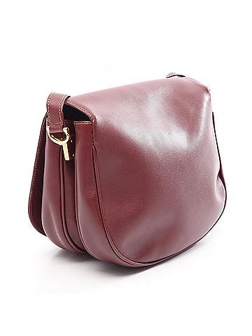 Cartier Cartier Must Line Shoulder Bag/Handbag, Leather, Women's, Bordeaux (Burgundy) (view 2)