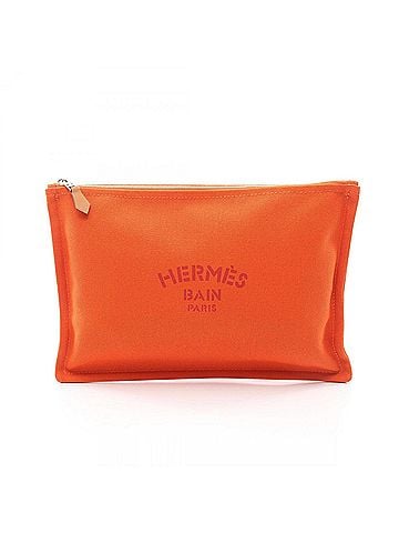Hermès Hermes Yachting GM Orange Handbag Pouch Canvas Women's (view 1)