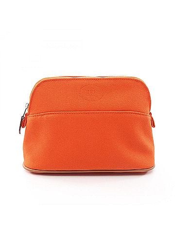 Hermès Hermes Bolide Pouch Mini Handbag Canvas Leather Women's Orange H103773M 02 (view 1)