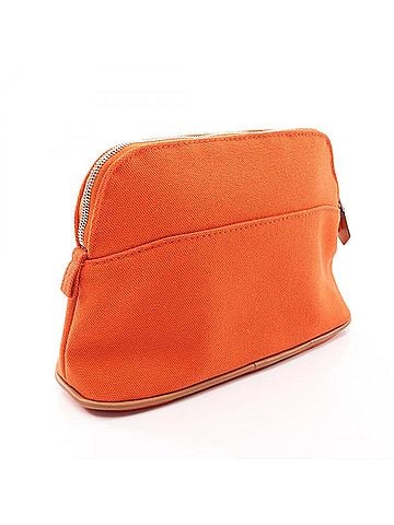 Hermès Hermes Bolide Pouch Mini Handbag Canvas Leather Women's Orange H103773M 02 (view 2)