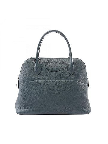 Hermès Hermes Bolide 31 Handbag, Leather, Taurillon Clemence Women's, Green, 073419CK (view 1)