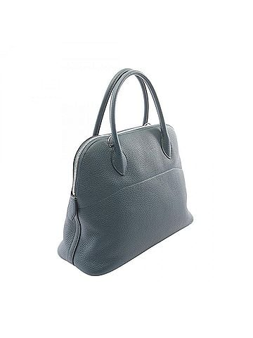 Hermès Hermes Bolide 31 Handbag, Leather, Taurillon Clemence Women's, Green, 073419CK (view 2)