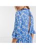 ASOS Floral Blue White Casual Dress Size 6 - photo 4