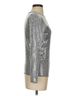 Zara Metallic Silver Zara Pullover Sweater Size S - photo 3