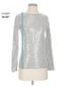 Zara Metallic Silver Zara Pullover Sweater Size S - photo 5