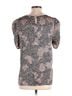 DR2 100% Polyester Gray Dr2 Short Sleeve Blouse Size M - photo 2