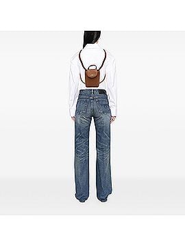 Salvatore Ferragamo Mini Leather Double Gancini Backpack (view 2)