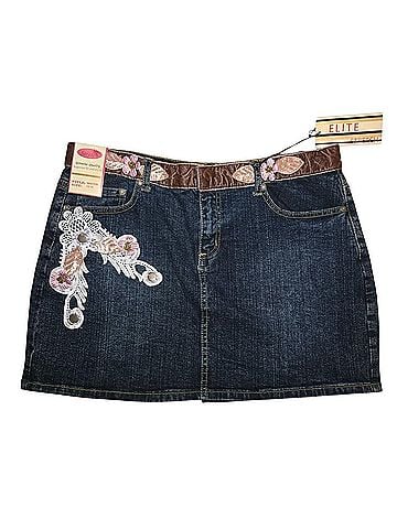 Elite Denim Skirt (view 1)