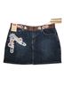 Elite Floral Blue Denim Skirt Size 15 - photo 1