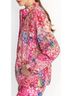Johnny Was Floral Pink Yellow Jacket Size M - photo 4