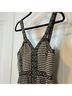 BCBG Stripes Black White Casual Dress Size 6 - photo 4