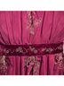 ECI 100% Polyester Floral Burgundy Cocktail Dress Size 8 - photo 3