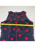 Carlisle 100% Silk 100% Polyester Polka Dots Multi Color Black Sleeveless Top Size 8 - photo 7