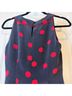 Carlisle 100% Silk 100% Polyester Polka Dots Multi Color Black Sleeveless Top Size 8 - photo 5