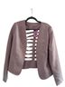 Just Fab 100% Polyester 100% Polyester Tan Blazer Size L - photo 1