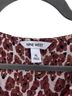 Nine West 100% Polyester 100% Polyester Animal Print Multi Color Sleeveless Top Size XL - photo 2