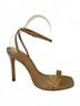 Schutz Brown Altina Leather Sandal Size 8 1/2 - photo 1
