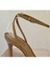 Schutz Brown Altina Leather Sandal Size 8 1/2 - photo 2