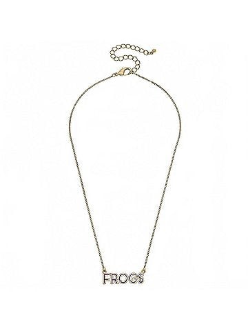 Canvas Women's Horned Frogs Enamel Necklace (view 2)