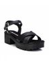 XTI Black Women's Combat Sandals Size 6 - photo 2