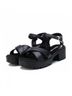 XTI Black Women's Combat Sandals Size 6 - photo 4