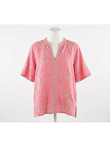 Johnny Was Noah Easy Vneck Top (view 1)