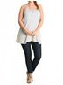 Umgee Silver Lace Flared Tank Top in Silver Size XL - photo 4
