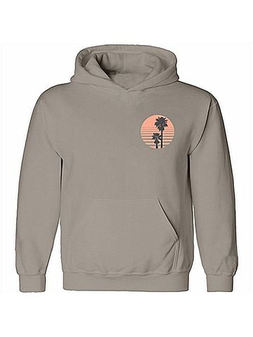 Tiny Whales Livin The Dream Hoodie Sweatshirt in Coal (view 1)