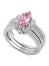 Starlette Pink Alice Marquise Ring Size 6 - photo 1