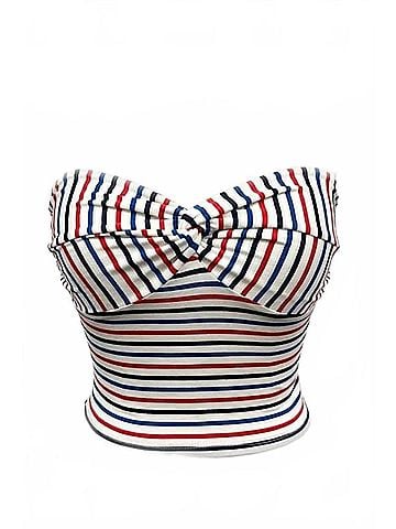 Timing July Midi Set in Red/White/Blue Stripe (view 1)