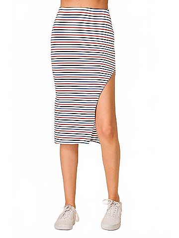 Timing July Midi Set in Red/White/Blue Stripe (view 2)