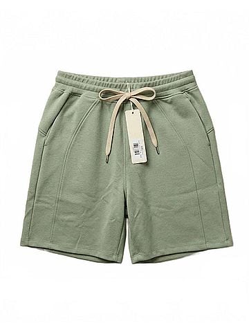 Yelete Unisex - Scuba Short With Pockets in Sage (view 1)