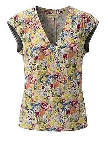 Cynthia Rowley Short Sleeve Blouse (view 1)