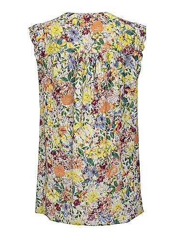 Cynthia Rowley Short Sleeve Blouse (view 2)
