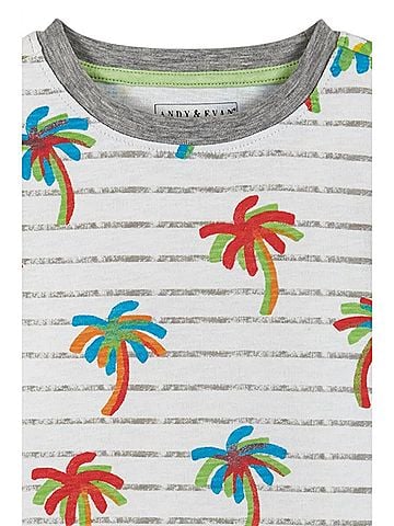 Andy & Evan Kids' Palm Print T-Shirt (view 2)