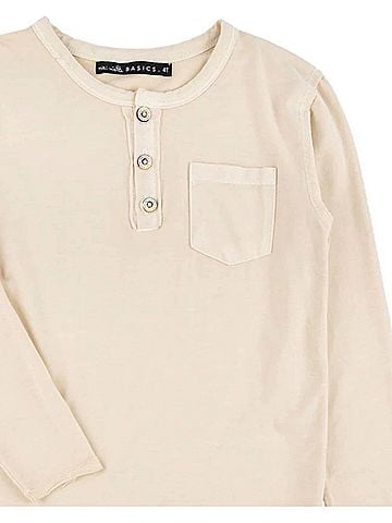 Miki Miette Kid's Buzz Henley Top (view 2)