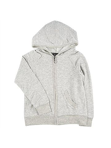 Miki Miette Kids Indigo Zip Hoodie (view 1)