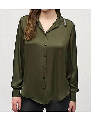 Joseph Ribkoff Blouse in Iguana (view 2)